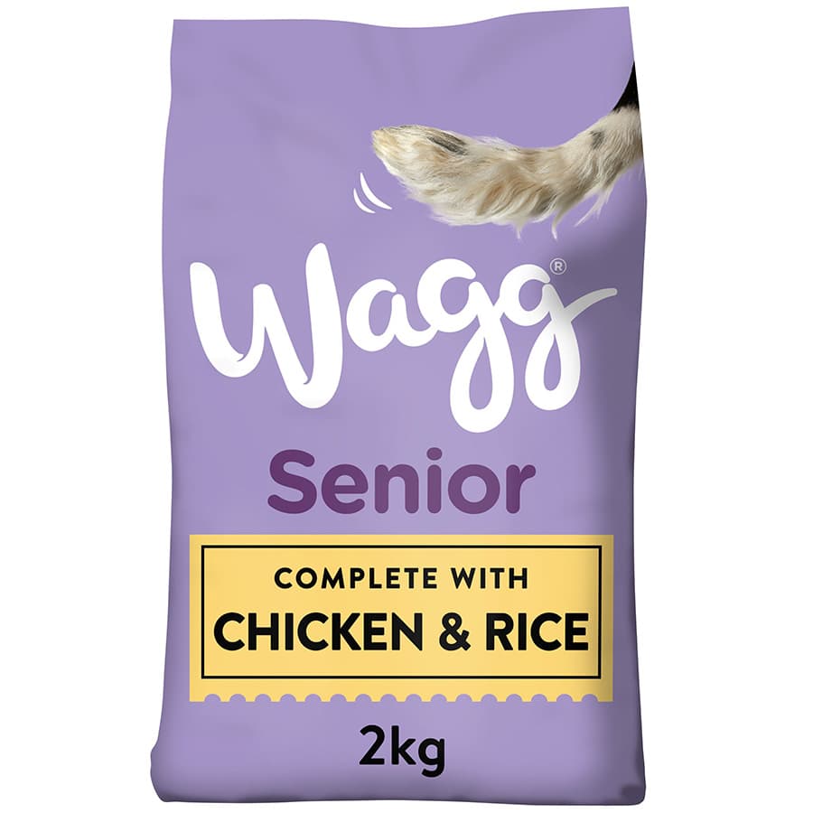 Wagg Complete Senior Dry Dog Food with Chicken & Rice