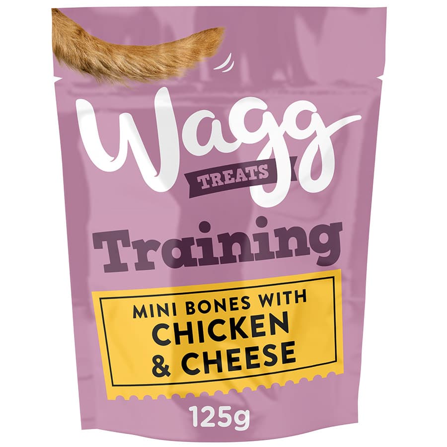 Wagg Training Mini Bones with Chicken & Cheese Dog Treats