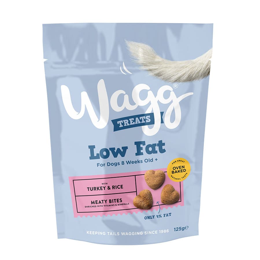 Wagg Low Fat Meaty Bites With Turkey & Rice Dog Treats