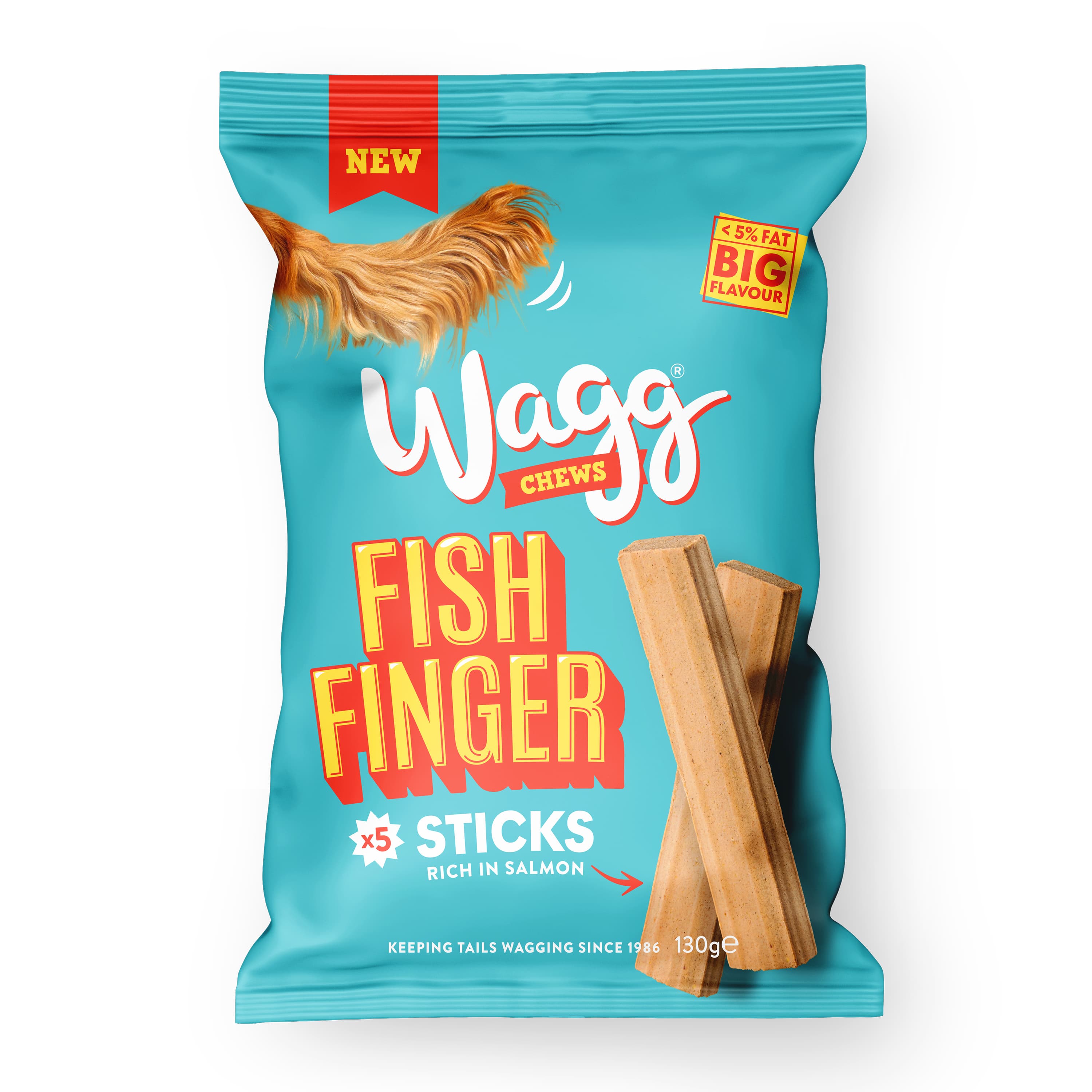 Wagg Chews Fish Finger Sticks Rich in Salmon Dog Treats